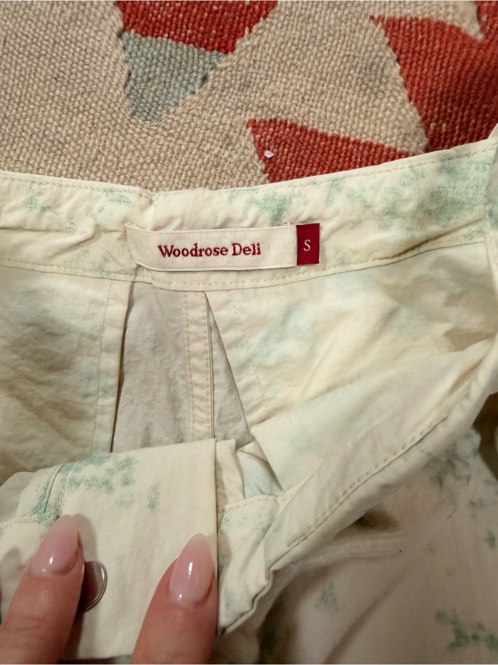 Woodrose Deli Tie-Dye Raver Cargo Pants with removable shoulder straps Sz small - Picture 5 of 8